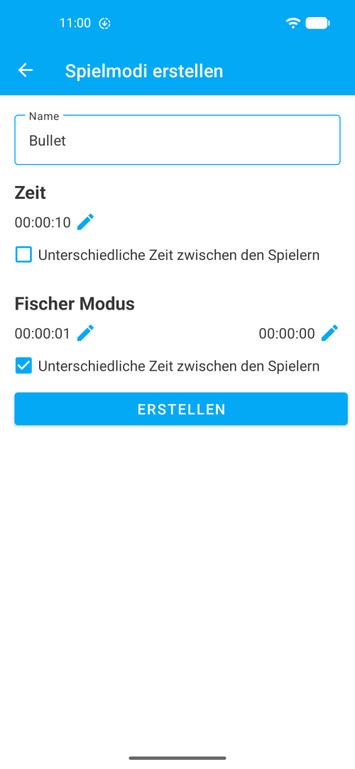 Erstelle deine eigenen Spielmodi mit individuellen Zeitsteuerungen